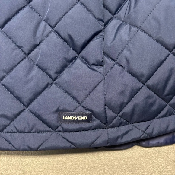 NWT Lands End Feather Free Insulated Jacket Size Womens 3XL Navy Blue Full Zip - Picture 3 of 9